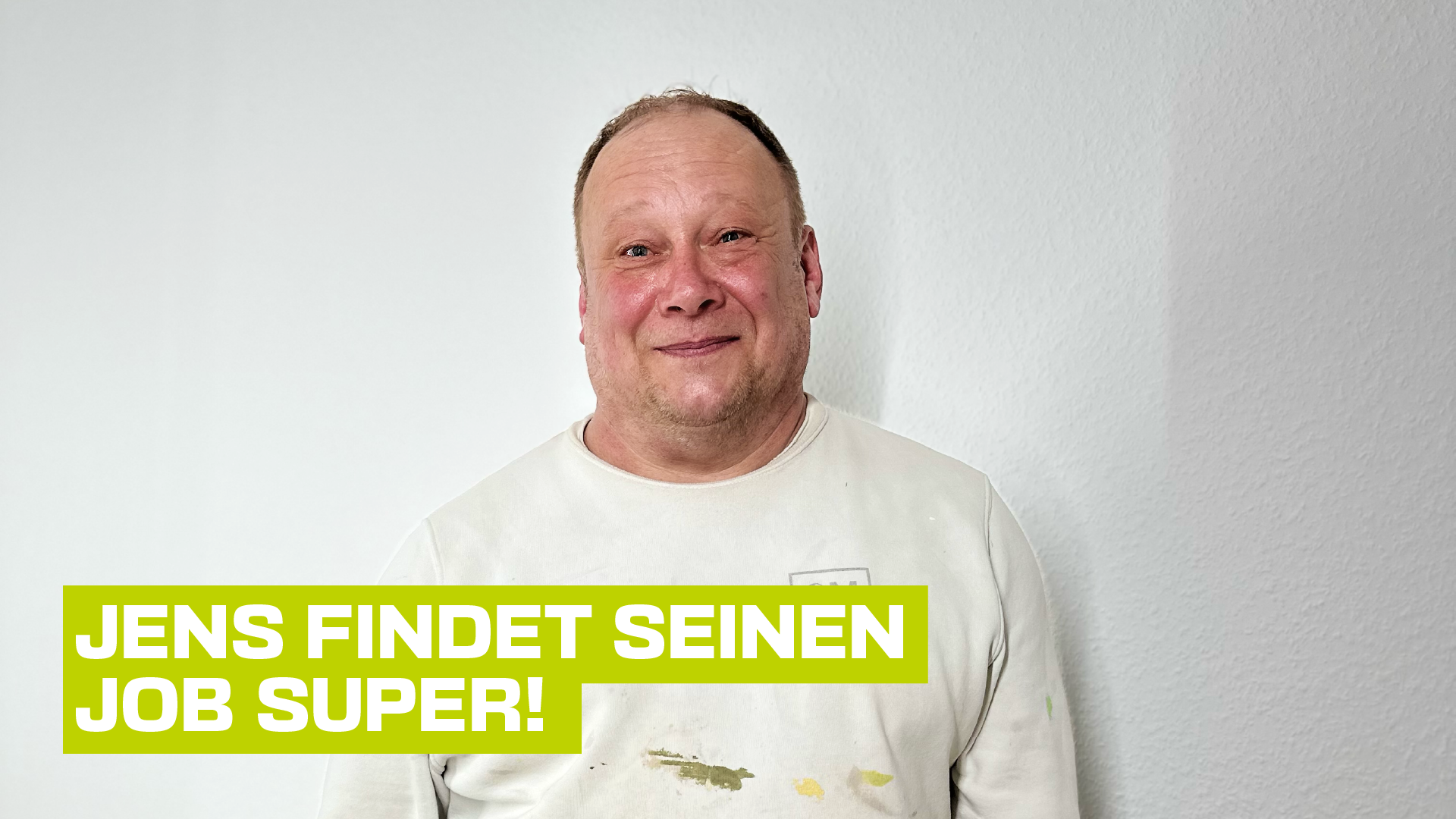 Jens findet seinen Job super!